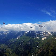 Flugwegposition um 10:48:12: Aufgenommen in der Nähe von Gemeinde Kaprun, Kaprun, Österreich in 2525 Meter